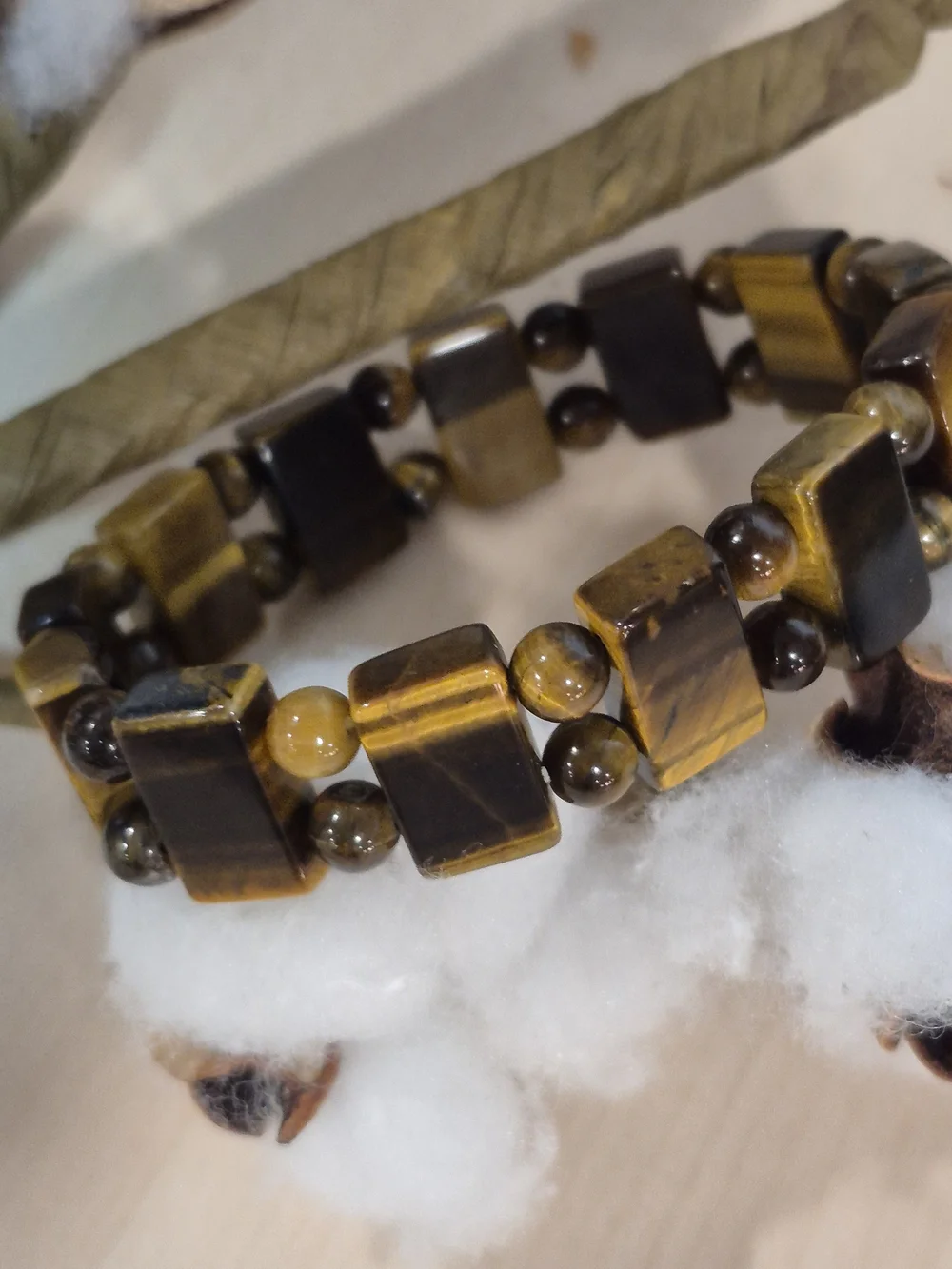 🤎🤎NEW🤎🤎 PRETTY!! Natural Stone TIGERS EYE Stretch Bracelet